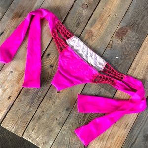 Acacia “Anini” pink bikini bottom - Size: M